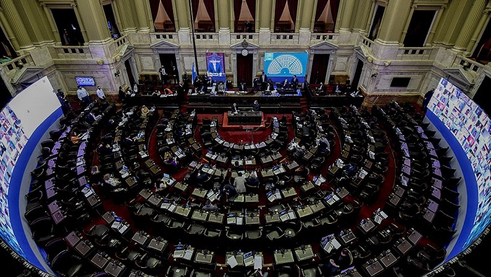 El Frente de Todos ocupa 117 escaños de los 257 con que cuenta la Cámara de Diputados.