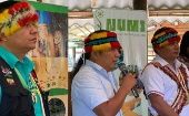 Los pueblos indígenas de la Amazonía ecuatoriana rechazan la vulneración de sus derechos con una concesión minera, hecha de manera ilegal.