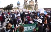 Las protestas contra el presidente Giammattei en Guatemala no han cesado desde el pasado mes de noviembre.
