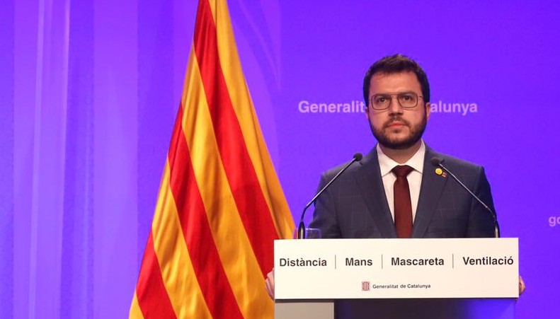 Pere Aragones, presidente catalán en funciones, había pospuesto las elecciones del 14 de febrero por el repunte de la pandemia en la Comunidad Autónoma.