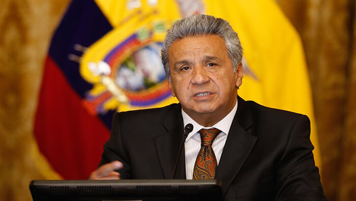 Lenín Moreno indicó que el Comité estará integrado por tres miembros de su gabinete de Gobierno.