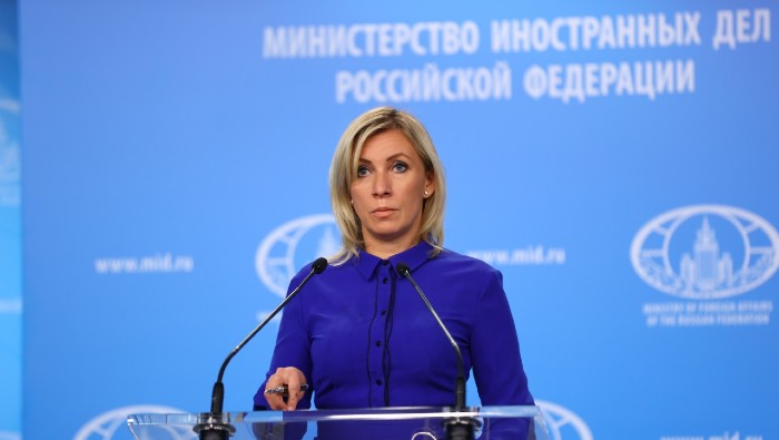 La portavoz del Ministerio de Exteriores de Rusia, María Zajárova calificó de 