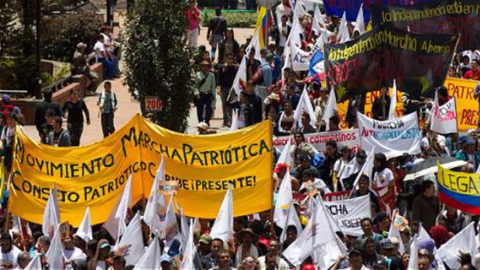 El informe presentado señaló al partido de izquierda Movimiento Marcha Patriótica como la fuerza política más afectada por el asesinato de sus militantes.