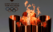 Observe la apertura de relevo de la antorcha olímpica en Japón