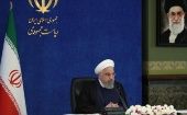 Rohani destacó que pese a la hostilidad, "las condiciones de Irán son buenas (...) para frenar el virus letal",