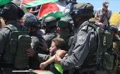 Las autoridades de Israel han arrestado a 230 niños palestinos desde principios del 2021.