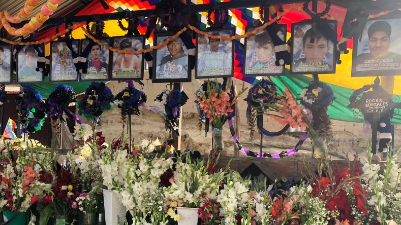 La matanza de Sacaba en 2019 se saldó con 10 muertos luego de la represión estatal a las órdenes de Jeanine Añez.