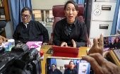  Suu Kyi no había aparecido públicamente a ninguna de las vistas en tribunales a las que tuvo que presentarse, a partir de la toma del poder por los militares