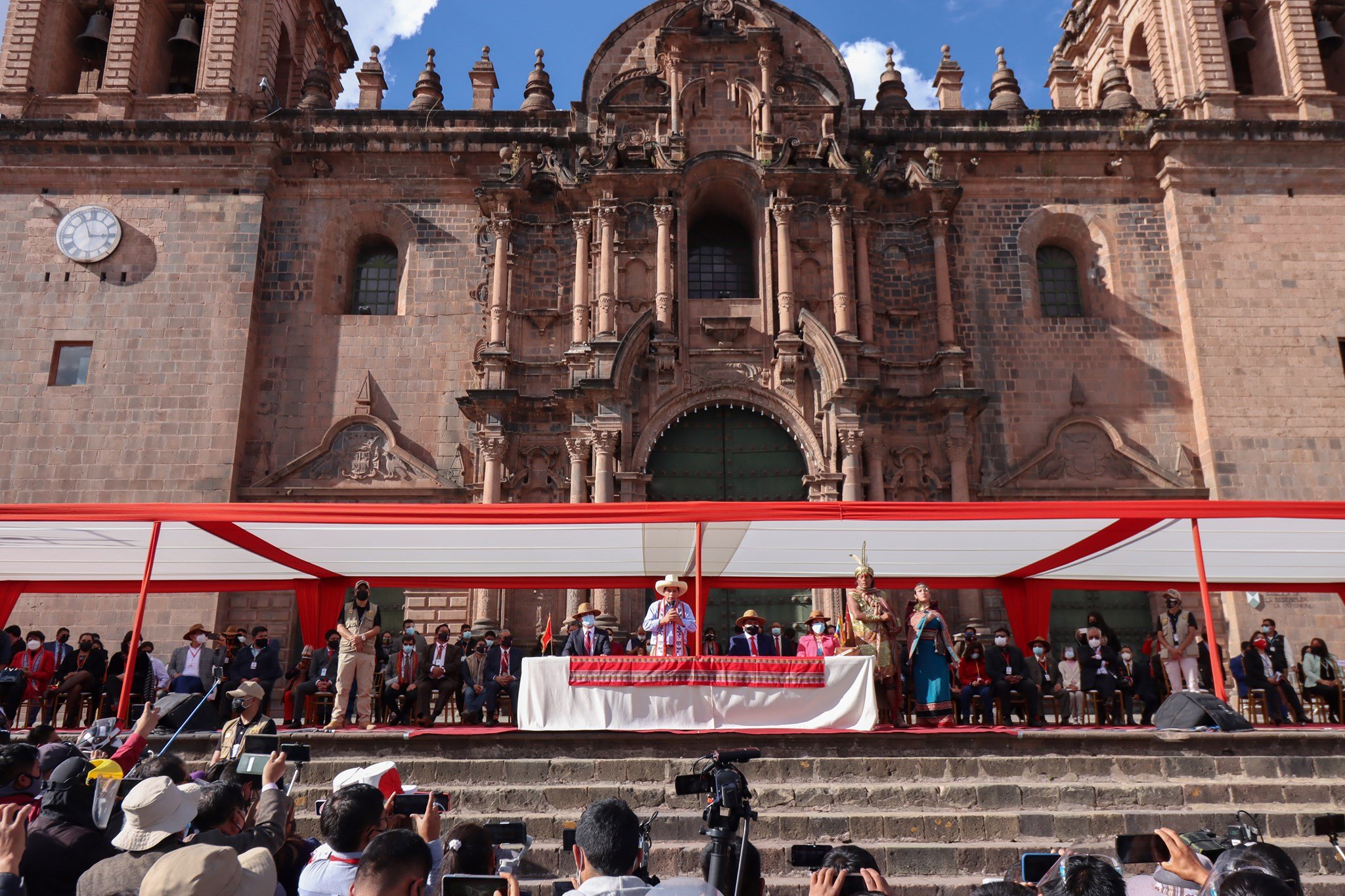 El virtual presidente electo instó a la unidad del pueblo en el Cusco, sin vencedores ni vencidos.