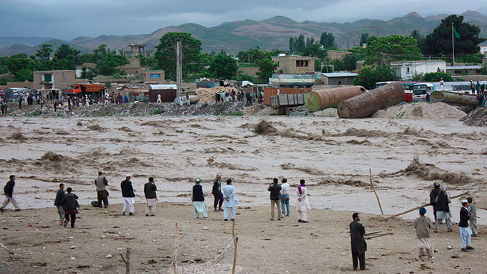 Afganistán sufre con frecuencia desastres naturales que provocan numerosas pérdidas humanas.