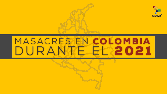 Violencia en Colombia: 60 masacres en siete meses del 2021