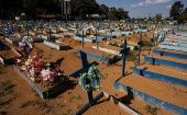 La pandemia de la Covid-19 ya ha matado a casi 600.000 brasileños, segundo país del mundo en ese indicador.