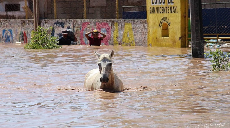 Además, se reportaron graves inundaciones en municipios de los estados de Durango, Sinaloa y Coahuila.