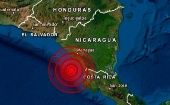 El sismo ocurrió a las 10H25 hora local, a una profundidad de 17 km. Hubo reportes de perceptibilidad en Costa Rica.