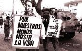 Los padres de los jóvenes, Luz Elena Arismendi y Pedro Restrepo, lucharon incansablemente por la verdad y contra la impunidad.