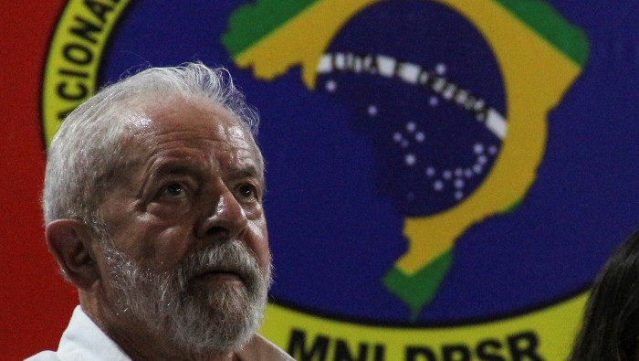El expresidente brasileño cuenta con el apoyo del 45 por ciento de los encuestados en la carrera por la Presidencia del país.