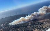 La autoridad forestal informó que uno de los incendios de la comuna Quillón devastó 9.5 hectáreas de vegetación.