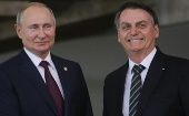 El presidente ruso agradeció la invitación de su homólogo a realizar una visita a Brasil.