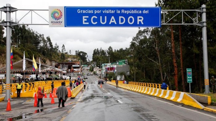 Los pasos fronterizos terrestres comunes en Huaquillas, y en Macará (Loja), permanecían cerrados desde 2020.