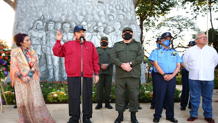 El presidente Ortega apoyó la decisión de su homólogo ruso sobre el reconocimiento de la independencia de las autoproclamadas repúblicas de Donetsk y Lugansk.
