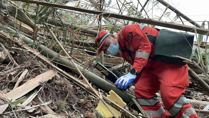 Algunos restos humanos y partes del avión de pasajeros de China Eastern Airlines que se estrelló en una montaña en Guangxi el lunes han sido recuperados en el lugar donde cayó la aeronave.