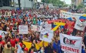 El diputado a la Asamblea Nacional Diosdado Cabello dijo en un acto en el estado de Anzoátegui: "Esta es la Venezuela que no se rinde, que resiste a todos los ataques del imperialismo". 