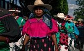  “Esta lucha también es de mujeres, por eso hoy estamos aquí defendiendo nuestro territorio", expresó Citlalli Chino Carrillo.