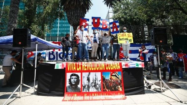 El canciller mexicano dijo que "resulta imposible calcular el costo humano del bloqueo: han sido décadas de separación de miles de familias cubanas".