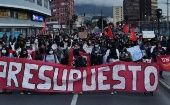 Los estudiantes universitarios de Ecuador reclaman mayores fondos para la educación pública y que el Gobierno de Guillermo Lasso deje de improvisar en materia educacional.