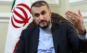 El ministro de Exteriores de Irán instó a Washington a tener voluntad política y derogar sus crueles sanciones contra Irán