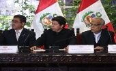 El presidente peruano dijo que quienes lo acusan sin pruebas, son los que traicionan a la patria.