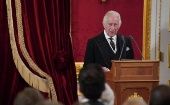 "Me esforzaré por seguir el ejemplo inspirador que se me ha dado, al defender el gobierno constitucional y buscar la paz”, dijo Carlos III.