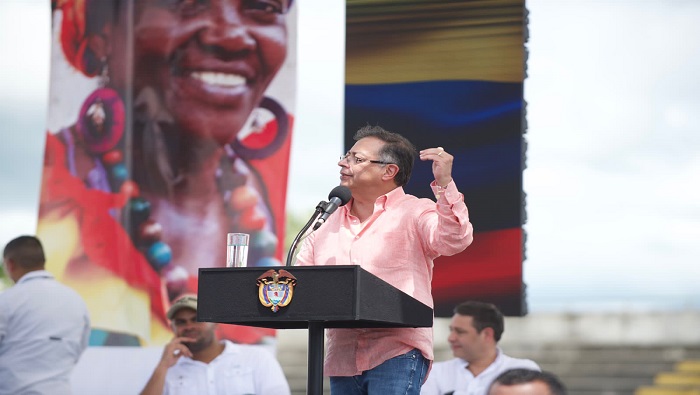 El presidente de Colombia habló desde la región de Urabá, escenario del tránsito migratorio hacia el norte.
