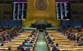 “Una vez más hoy Cuba alzó su voz  en Naciones Unidas denunciando el genocida bloqueo y apoyada por la gran mayoría de la comunidad internacional”, enfatizó el presidente Miguel Día-Cannel 