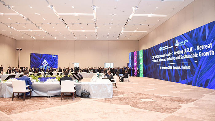 La cumbre de la APEC en la capital de Tailandia es la primera que se celebra de manera presencial desde 2018.