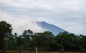 La última erupción fuerte del volcán Chaparrastique ocurrió el 29 de diciembre de 2013.