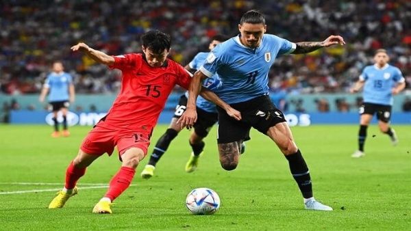 Amargo empate entre Uruguay y Corea del Sur en Qatar 2022