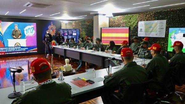El Presidente venezolano, en una alocución trasmitida a los mandos militares, señaló que "hoy podemos decir que nuestra principal conquista es la paz".