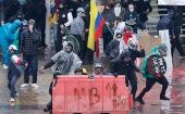 Colombia vivió durante 2021 una serie de protestas para exigir la derogación de una reforma tributaria, que fueron reprimidas por la policía.