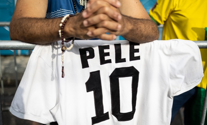 Brazil PELÉ Commemorative Away Soccer Jersey 2022