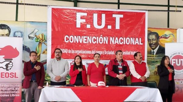 FUT llama a movilización nacional para 19 de enero en Ecuador