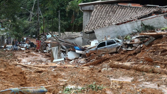 Por regiones, la localidad más afectada fue São Sebastião con 600 milímetros de lluvia caídos en un día.
