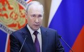 El presidente Vladímir Putin acotó que Moscú no sale del acuerdo, sino que suspende su participación. 