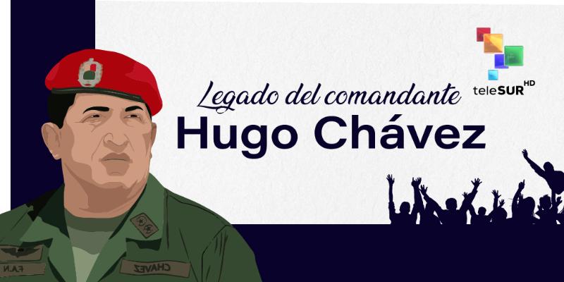 Comandante Hugo Chávez, líder de la Revolución Bolivariana