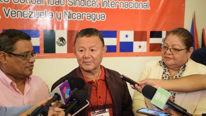 El representante de la región de Mesoamérica y el Caribe, Luis Chavarría reiteró la oposición de las centrales obreras a las políticas capitalistas y neoliberales que afectan a los trabajadores.