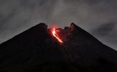 El volcán Merapi en estos momentos se encuentra en el segundo nivel de alerta más alto desde 2020.