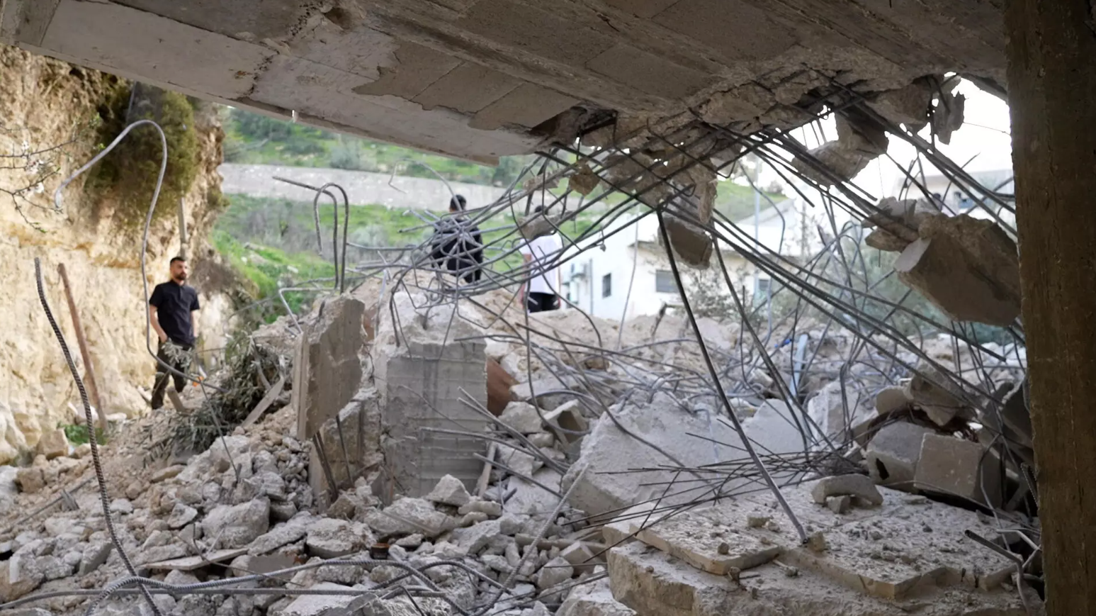 Las demoliciones de viviendas palestinas son un hecho frencuente del apartheid israelí.
