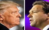 Trump y DeSantis ahora se enfrentan como rivales, pero en 2018 el expresidente ayudó a DeSantis a ganar la gobernación de Florida.