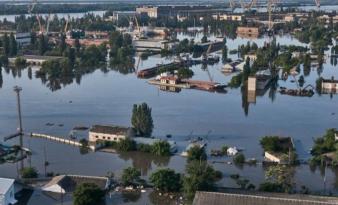 Largest Man-Made Environmental Castastrophe Unfolding in Ukraine