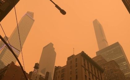 El humo provocado por los cientos de incendios fuera de control en Canadá cambió desde este martes el color del cielo de la ciudad de Nueva York y otras zonas del noreste de Estados Unidos.